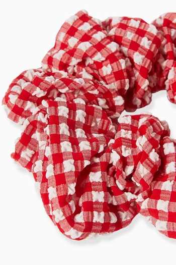 ربطة شعر قماش مجعد