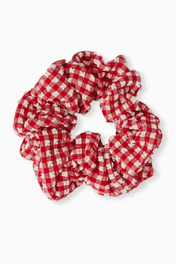 ربطة شعر قماش مجعد