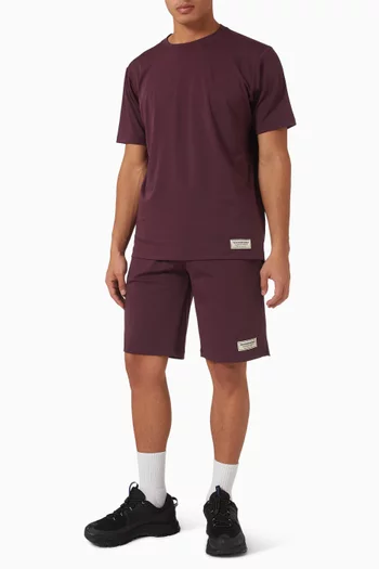 شورت بشعار الماركة وحياكة داخلية 10 بوصة سوفتسكين معاد تدويره