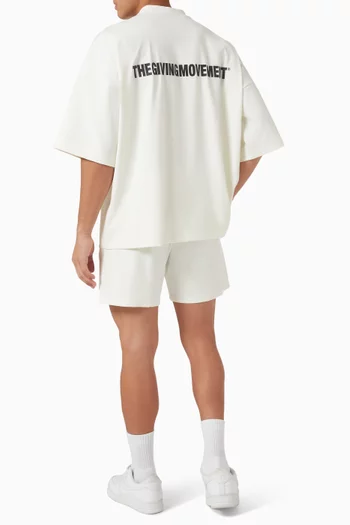 تي شيرت بقصة فضفاضة للغاية قماش سوفتسكين 100