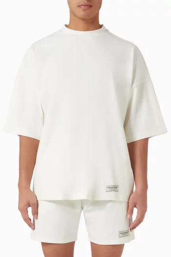 تي شيرت بقصة فضفاضة للغاية قماش سوفتسكين 100