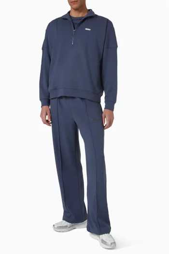 سويت شيرت بسحّاب قصير صوف كلاود