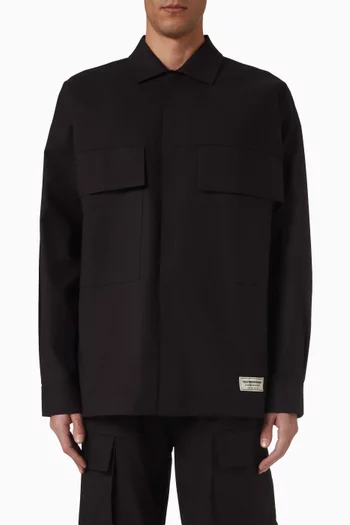 Oversized Shacket in Textured Weave