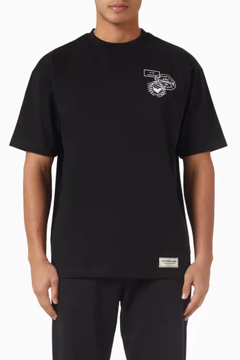 UAE-print Logo T-shirt in Cotton-jersey