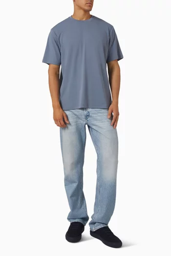 بنطال فيت 4 بقصة ساق مستقيمة قطن تيري