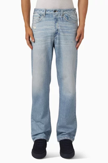 بنطال فيت 4 بقصة ساق مستقيمة قطن تيري