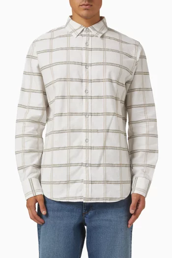 قميص أكسفورد توملين قطن بملمس ناعم