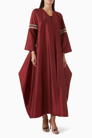 Ruffle Embellished Abaya