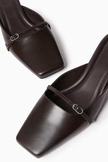Plié 35 Mules in Leather