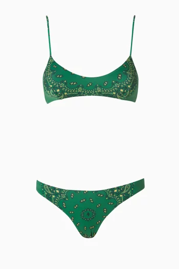 Bandana-print Bikini Set