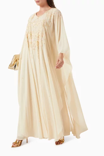 Embroidered Cape Kaftan