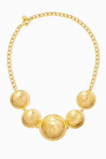Sun Cosmic Necklace in 24kt Gold-plated Brass