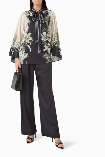 طقم بلوزة وبنطال بلانكا