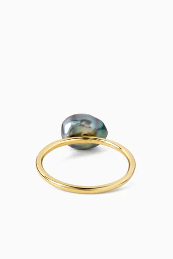 خاتم ماي فيرست بيرل ذهب عيار 18