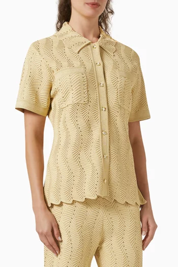 كارديغان لولا مطرز بالترتر مزيج فيسكوز