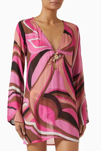 فستان لولو لوبستر فيسكوز