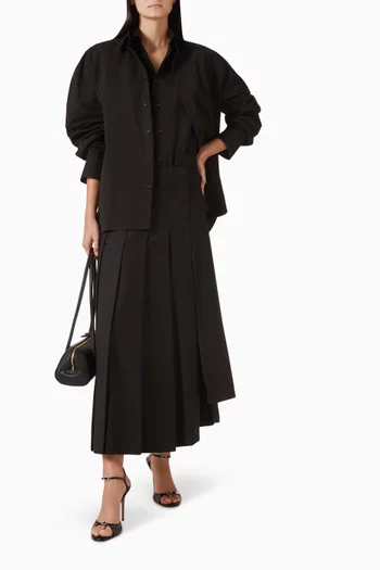 Duet Double Shirt in Brushed-cotton