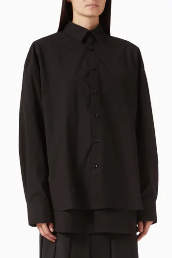 Duet Double Shirt in Brushed-cotton