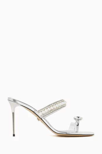 حذاء مفتوح دايموند اوف اليزابيث بكعب 95 مم جلد