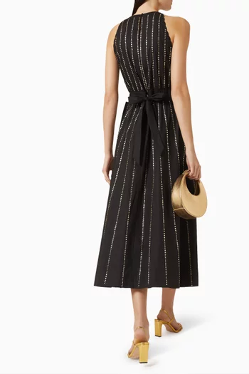 فستان مكسيك مطرز بأحجار الراين