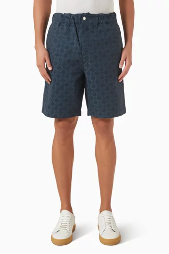 Cross Shorts in Denim