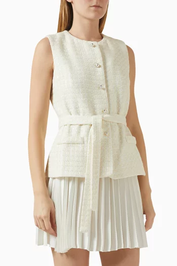 فستان بلوم قصير من خامتين