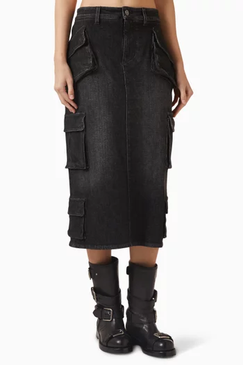 تنورة دينم وقطن