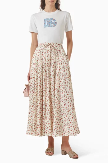 تي شيرت برقعة بشعار الماركة جيرسيه