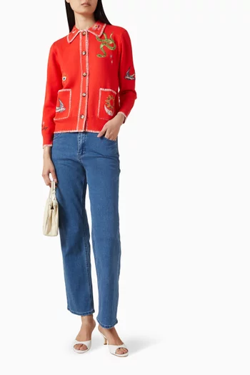 Mystical Motif Cardigan