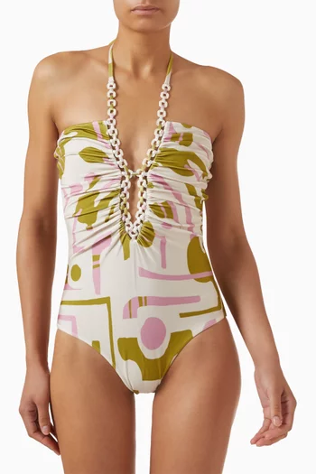 Chain One-piece Swimsuit