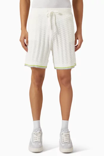 Tennis Boucle Shorts in Cotton-blend