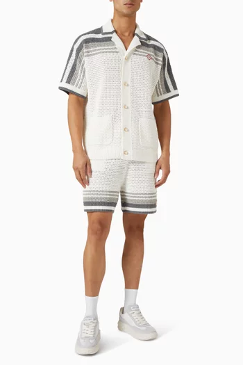 قميص كروشيه قطن