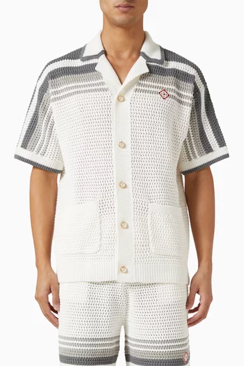 قميص كروشيه قطن