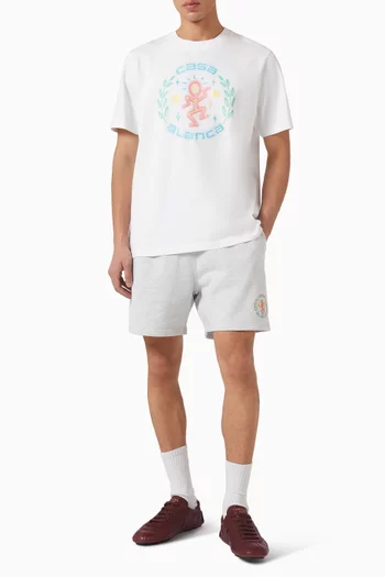 تي شيرت بطبعة دانس جوي قطن عضوي