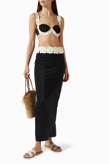 تنورة فيديريكا طويلة نايلون مطاطي