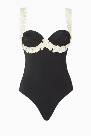 لباس سباحة سيسيليا قطعة واحدة نايلون مطاطي