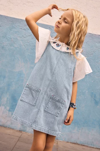 قميص مطرز قطن