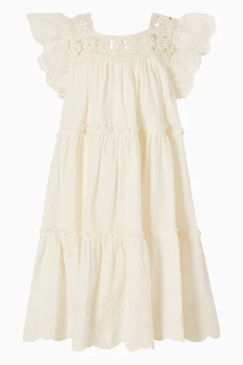 Flared Dress in Cotton