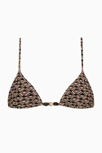 Equator Bikini Top in ECONYL® Blend