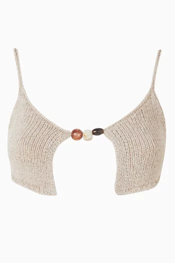 Solora Knit Top in Organic Cotton Blend