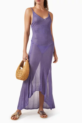 Chloe Sheer Dress in Recycled Viscose