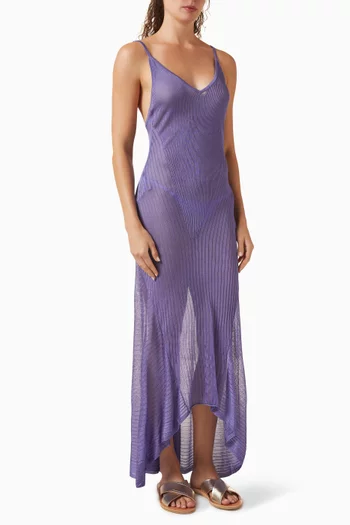 Chloe Sheer Dress in Recycled Viscose