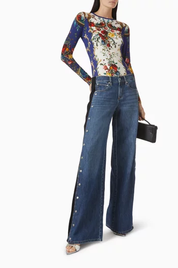 Amazing Snap Jeans in Denim