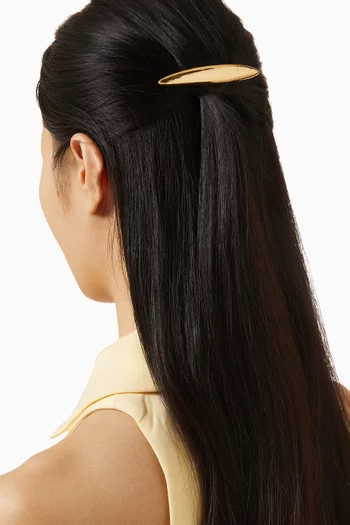 مشبك شعر ماكسين باريت معدن بلون ذهبي