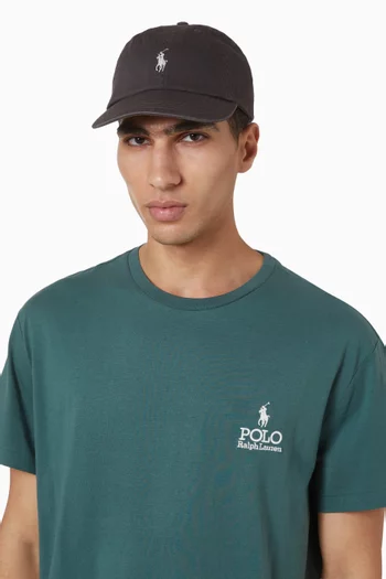Polo Pony Baseball Cap in Cotton