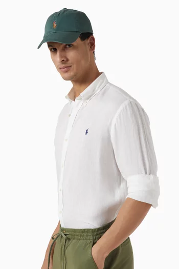 Ball Cap in Stretch-cotton Twill