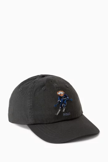 Polo Bear Sport Cap in Cotton Twill