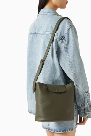 Medium Le Pliage Xtra Shoulder Bag in Leather