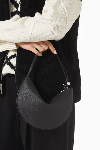 Small Le Roseau Clutch Bag in Leather