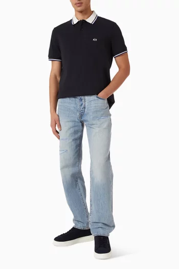 تي شيرت بولو بشعار AX